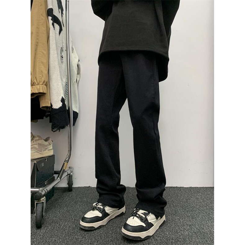 美式高街弹力直筒小脚牛仔裤男简约休闲裤N1218/P33,男装牛仔裤,电商D202-1