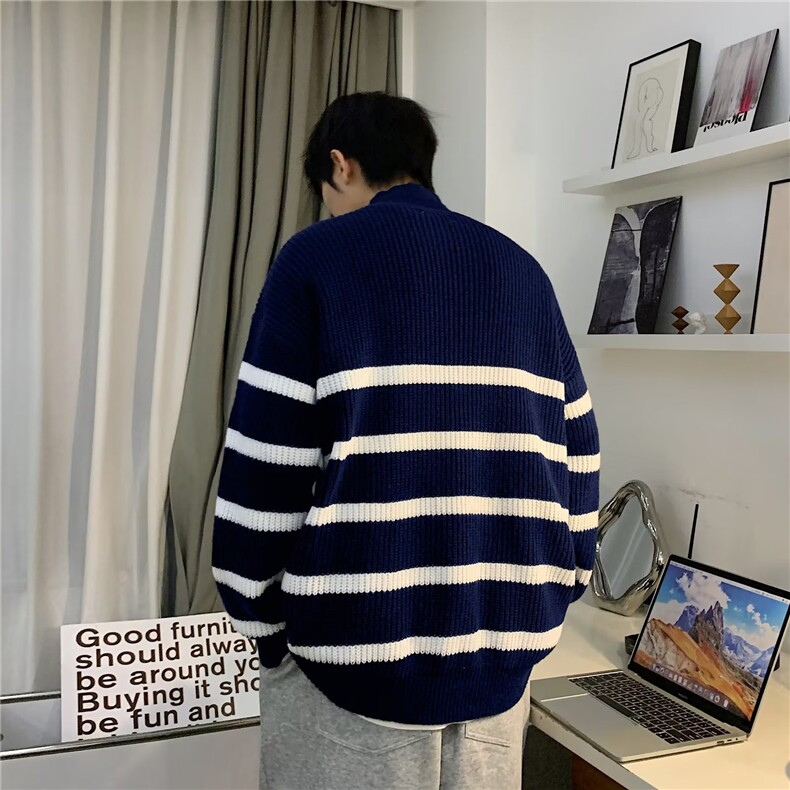 美式毛衣男慵懒风休闲针织衫M3117P53,男装针织衫/毛衣,星座1116-2