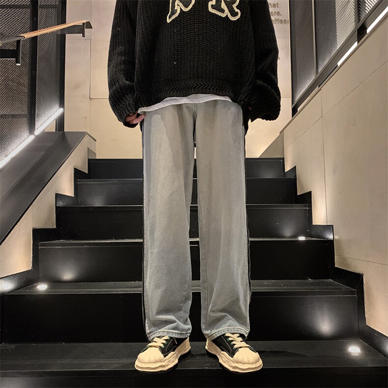 K31-P56日系慵懒个性拉链时尚牛仔裤,男装休闲裤,星座1501-1