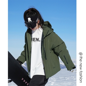 24冬单板防水山系户外中性风滑雪服男加棉加厚中性风外套M70-P140图片