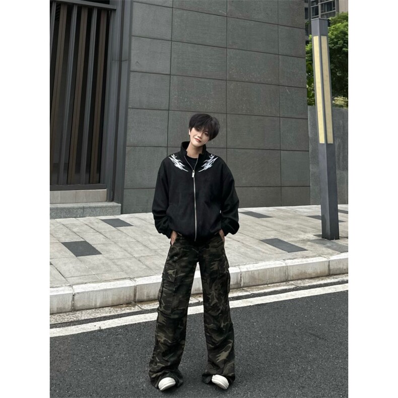 【有货】cleanfit迷彩工装裤男美式vibe裤子MGK77LL-P60图片