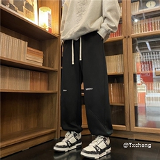 冬季新款字母刺绣卫裤加绒K23497JR-P65控88常规K23497-p55控78，男装休闲裤，电商B315