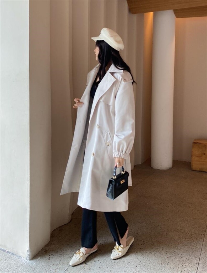 香丽迪秋装新款长款风衣,女装风衣,香丽迪1
