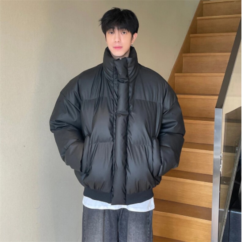 网图 冬季哑光PU皮棉服 加厚保暖棉衣D8808-特P65图片