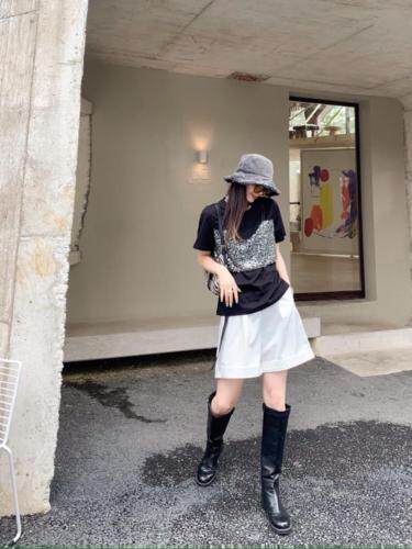 洋气亮片T百搭款，女装，Alissa Lin