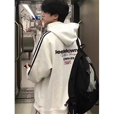 秋冬新款港风情侣连帽卫衣外套男生痞帅高街上衣服WY39，女装短外套，星座1116A（原606A-3）