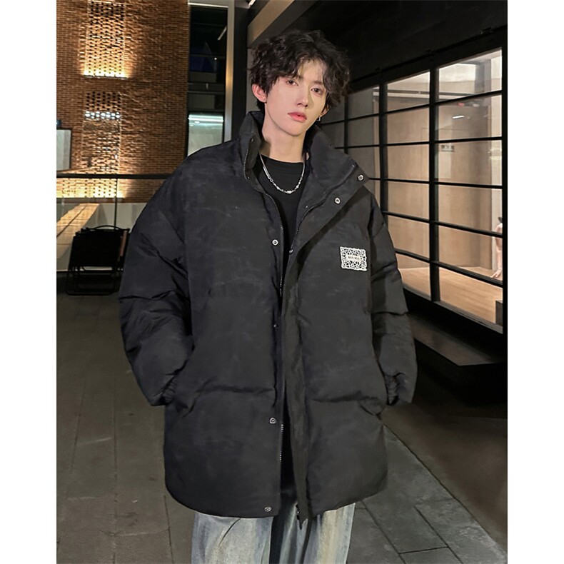 W8212P120控168冬季新款扎染花边刺绣休闲棉服羽绒棉上衣棉衣,男装棉衣,电商B205