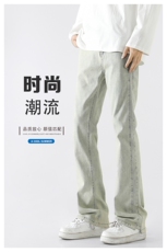 特价水洗修身拼接牛仔裤男小深度库存TP35，男装牛仔裤，星座910