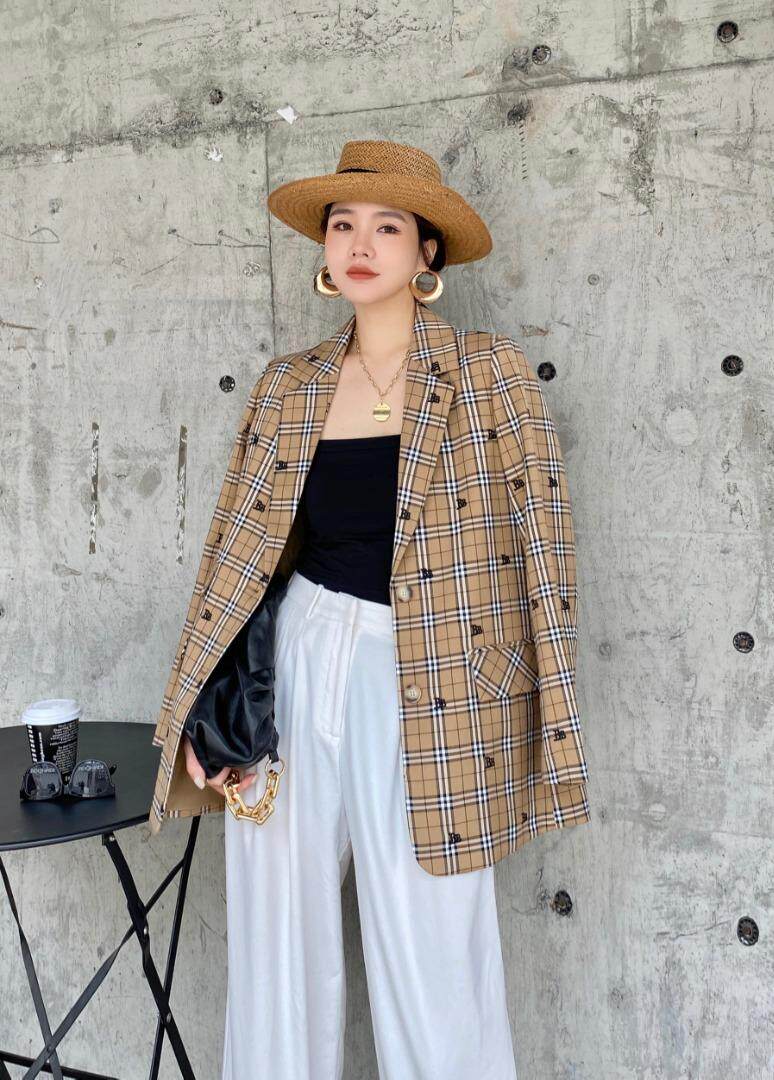 现货秋款西装外套，女装西装，海之萍