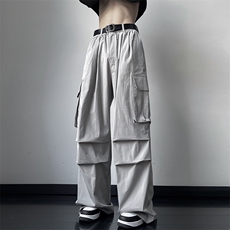 秋季美式速干工装裤男士宽松休闲阔腿裤潮牌机能冲锋裤K7387-P42，男装休闲裤，星座512-3