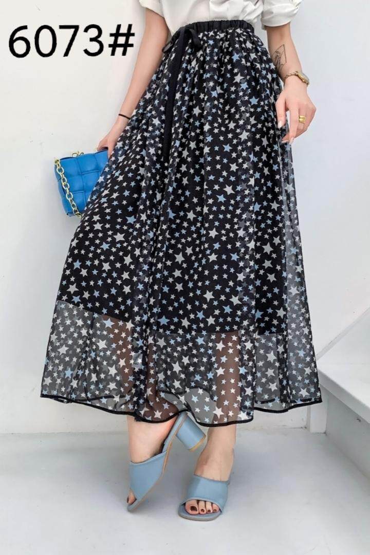 【现货】韩版夏季新款星星半裙，女装半身裙，易霏金熙