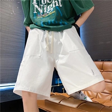 2023夏季新款百搭潮流工装休闲裤韩版宽松直筒五分裤K3251-P30，男装休闲裤，星座512-2