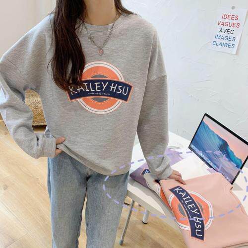 字母图案卫衣，女装卫衣/绒衫，新雅行-1