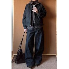 【经典原牛】甄枚前美式水洗经典cleanfit直筒宽松男女牛仔裤，男装牛仔裤，星座506A