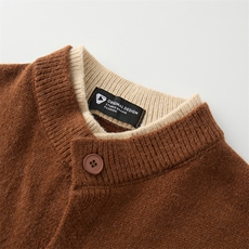 秋冬款男女假两件毛衣开衫单排扣针织衫立领外套MA003P70，男装针织衫/毛衣，星座1013-1