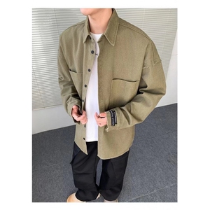 美式复古流苏牛仔外套男2025春秋潮牌宽松高街痞帅设计感工装夹克图片