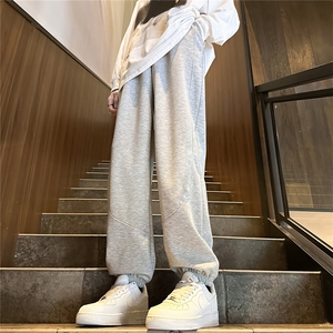 k1067-p35-限价49.9 现货港风中性大码卫裤束脚图片