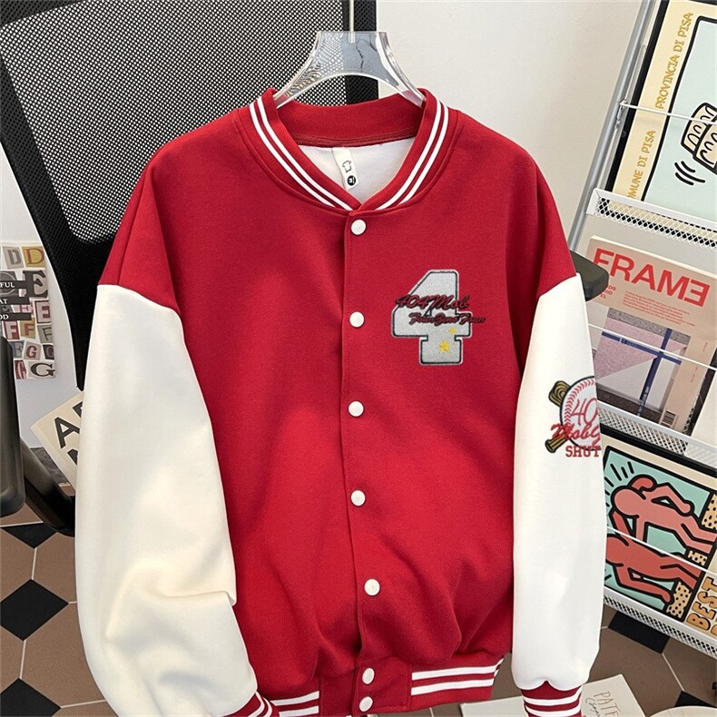 高质量刺绣棒球服青春2025流行，女装职业装，星座1210-1