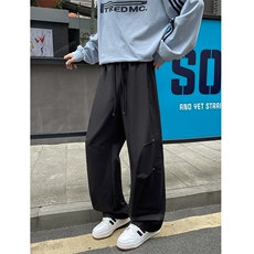 25秋装新款潮牌宽松工装裤百搭伞兵美式休闲弯刀裤5001特批38，男装工装外套，电商C305A
