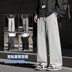 2025休闲男裤秋冬新款复合加厚款直筒宽松百搭松1667-2-特P44图片