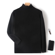 美极了加厚儿童山羊绒衫女童高翻领羊绒毛衣男童纯色短款打底秋冬，男装羊绒套衫，绒韵雅