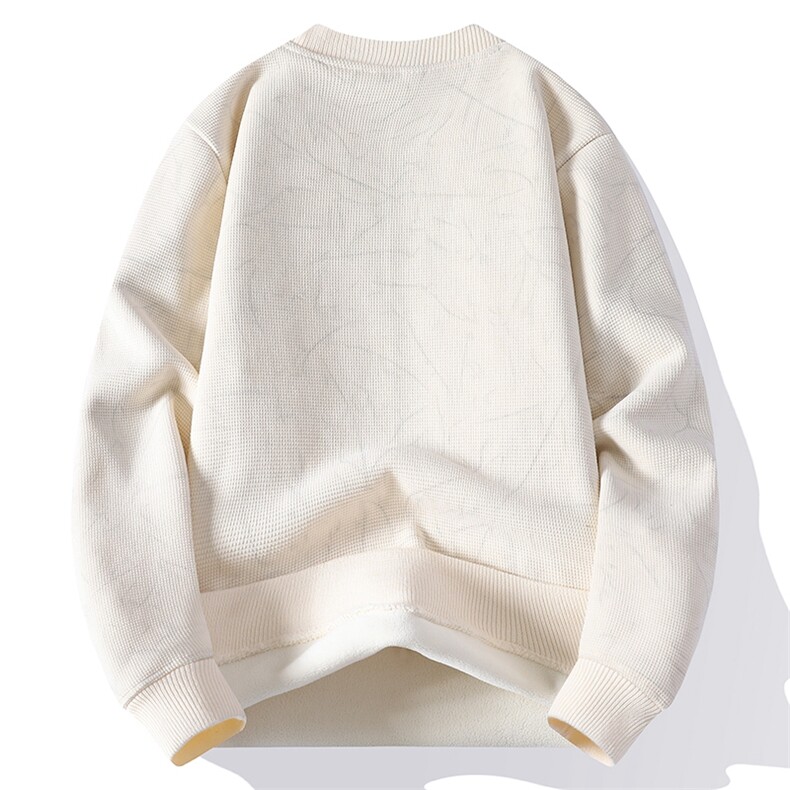 毛衣男秋冬休闲圆领一体绒加绒加厚针织衫毛衣6633-P58,男装针织衫/毛衣,星座310B-3