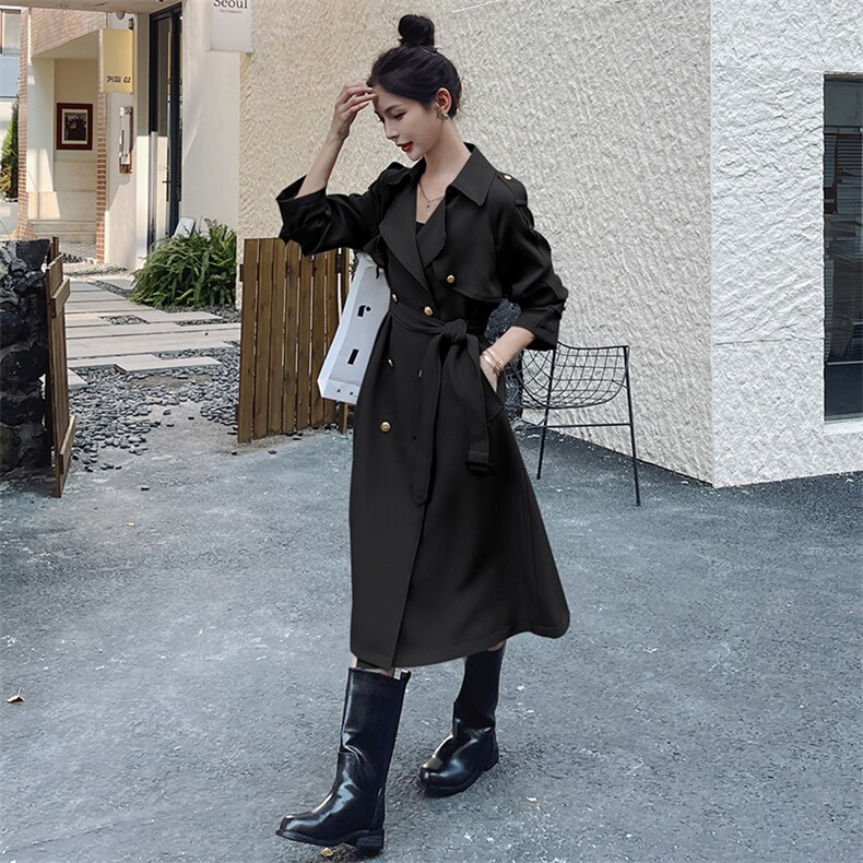 新款韩系风衣082-5066-P160K228888,女装风衣,浙宝192（原082）