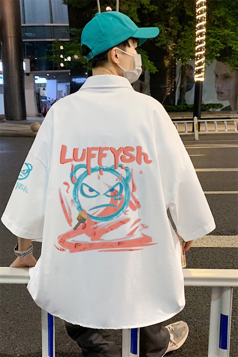 ！夏款港风冰丝衬衣男黑寸衫男白短袖衬衫男DXC286-P30,男装衬衫,电商B371