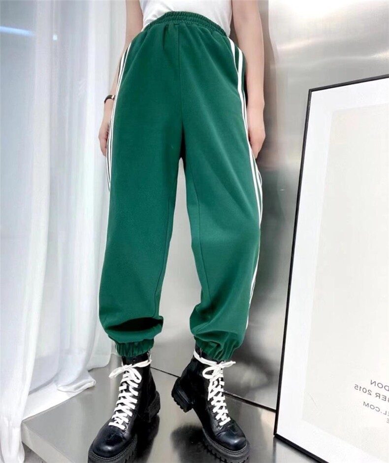 灰色运动裤女宽松束脚2021早秋新款休闲卫裤显瘦，女装休闲裤，南门村口 8090