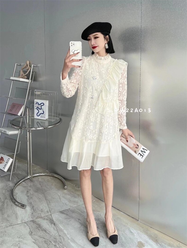 蕾丝连衣裙，女装连衣裙，斯瑞威