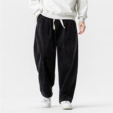 秋冬大码日系风复古灯芯绒直休闲裤全棉工装裤潮K318/P80，男装工装外套，电商A221A