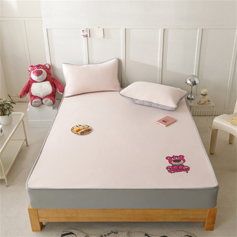 2023新款凉感丝凉席床笠款冰肤席，凉席，一起卖家纺