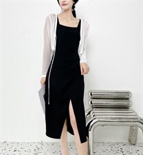 早秋2件套连衣裙！防晒俩不误！，女装连衣裙，依挺好