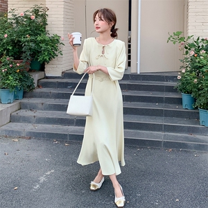 夏季新品 轻奢高级感 优雅气质连衣裙2C2851808 P45K218图片