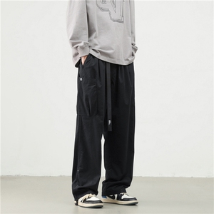 秋季新款搭扣飘带工装裤M~5XL XZ604-KG59-P60控78图片