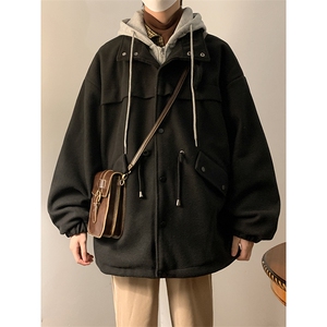 秋冬新款假两件毛呢外套 W1813 P130 控158图片