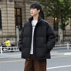 Q4面包服男女大码宽松休闲棉衣棉袄纯色简约风棉服保暖防寒潮文艺，男装棉衣，星座115A(原星座507）
