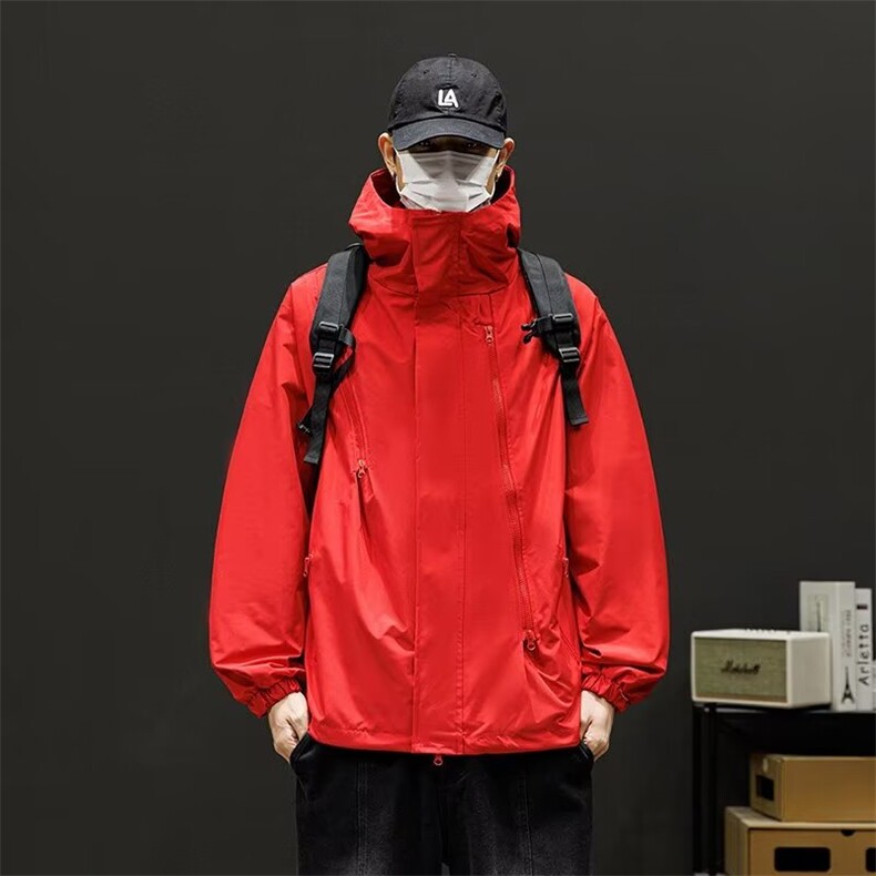美式机能软壳桑延三合一外套男士2024春秋季防水夹克JK8008/P55,男装夹克,星座506