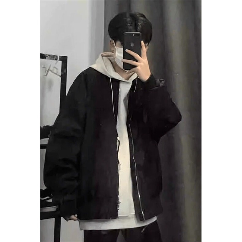 网络图现货美式潮牌创意印花加绒加厚男女拉链外套JRK236-P42,女装短外套,星座715-7