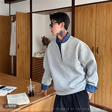 2026年春季新款百搭潮流美式长袖T恤男假两件卫衣C26005-TP48，男装T恤，电商C213(原B265)
