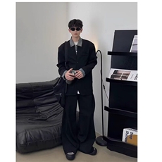 【有货】DJK288-特P88假两件西装外套男生品质拼接复古时尚上衣潮，男装夹克，星座603-2
