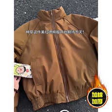 现货美式高街休闲棉衣夹克三防立领纯色户外工装加厚棉服外套，男装夹克，电商A486