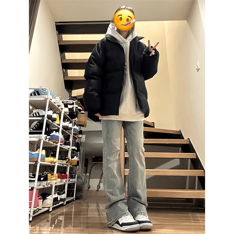 现货高品质美式高街冬季重磅三防羽绒棉衣男女加厚外套棉服冬,男装棉衣,电商A486