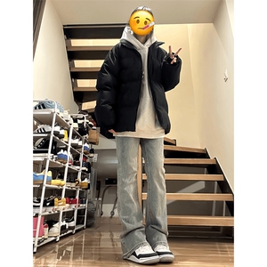 现货高品质美式高街冬季重磅三防羽绒棉衣男女加厚外套棉服冬图片