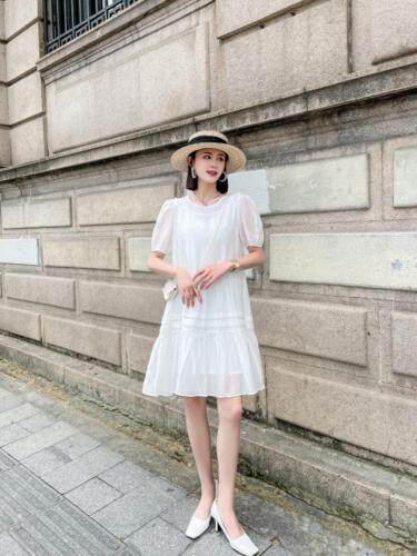 天丝连衣裙，女装连衣裙，她家