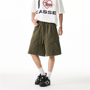 夏季新款美式高街工装大口袋宽松休闲裤B315-K25794-特p42控78图片