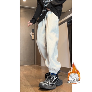 抖音品质港风新款中缝束脚卫裤K23566-P55控68加绒K23495-P65控78图片