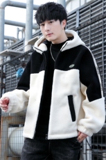 冬季羊羔绒棉衣男潮流时尚青少年羊羔绒外套MY2381-P100，男装棉衣，星座210-3