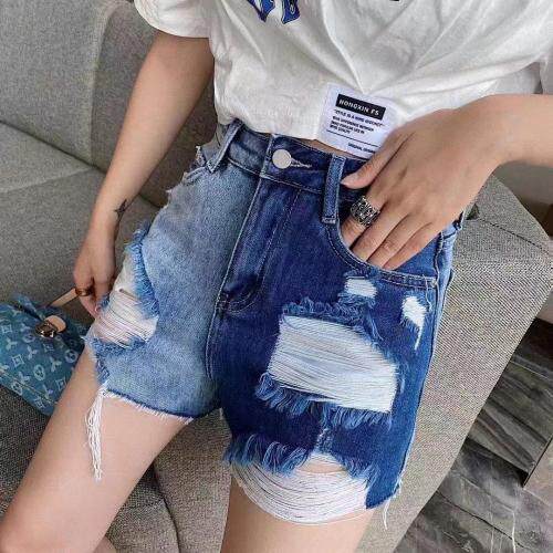 牛仔短裤工艺款，女装，可家 cutiesister