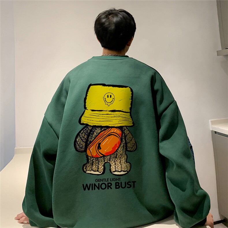 直播360克重磅美式印花卫衣Y193特P28 同步供应华棉品质P38特图片